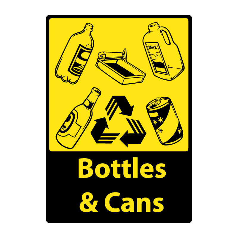bottles-cans-sign