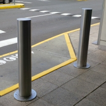 90mm Stainless Steel Fixed Bollards - Base Plate