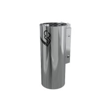 Cylindrical Cigarette Bin - Wall Mount