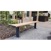 Woodville Bench - Bolt Down - Blonde Oak