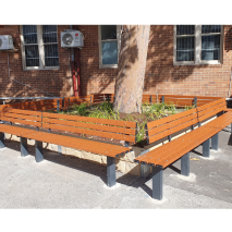 Custom Woodville Seat - In-Ground