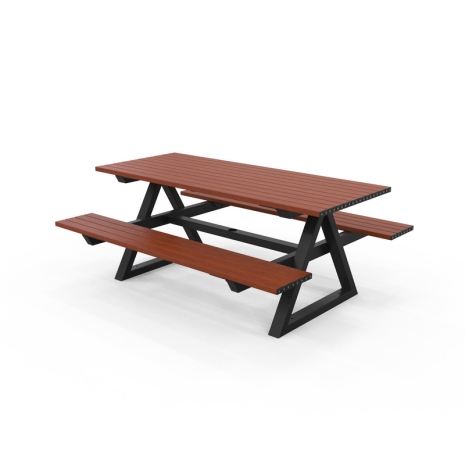 Copenhagen Setting - 2 Sided - Wood Grain Aluminium - Western Red Cedar