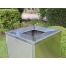 Athens Bin Enclosure - Stainless Steel Open Top