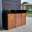 Prague Covered Top Black - Casuarina Door (Recyling and Waste) Dual Also