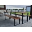 Milan Setting with Benches - Merbau Hardwood